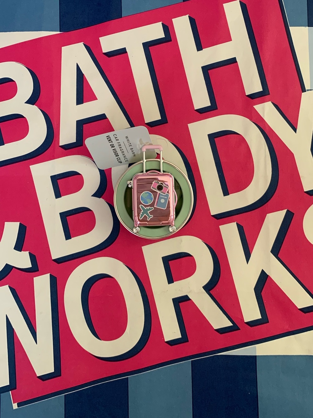 NWT Bath & Body Works Luggage Car Vent/Visor Clip